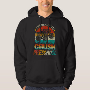 I'm Ready To Crush Preschool Monster Truck Vintage Hoodie
