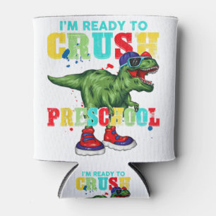 I'm Ready To Crush Second Grade Dinosaur Back To S Can Cooler
