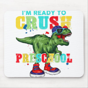 I'm Ready To Crush Second Grade Dinosaur Back To S Mouse Mat