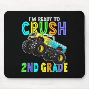 Im Ready To Crush Second Grade Monster Truck 2nd G Mouse Mat