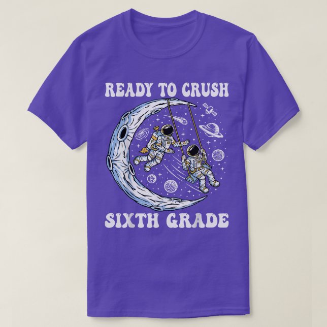 I'm Ready To Crush Sith Grade And Astronauts Back  T-Shirt (Design Front)