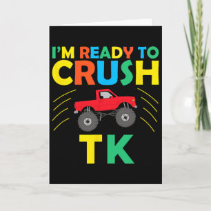 I'm Ready To Crush Tk Dinosaur Ck To School Funny  Card