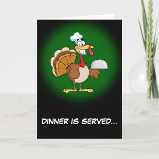 I'm Ready to Eat Thanksgiving Dinner Holiday Card
