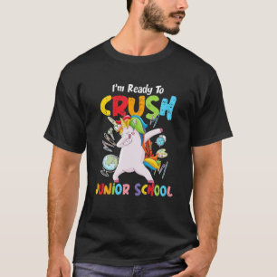 I'm Ready To Junior School Dab Unicorn Back To Sch T-Shirt