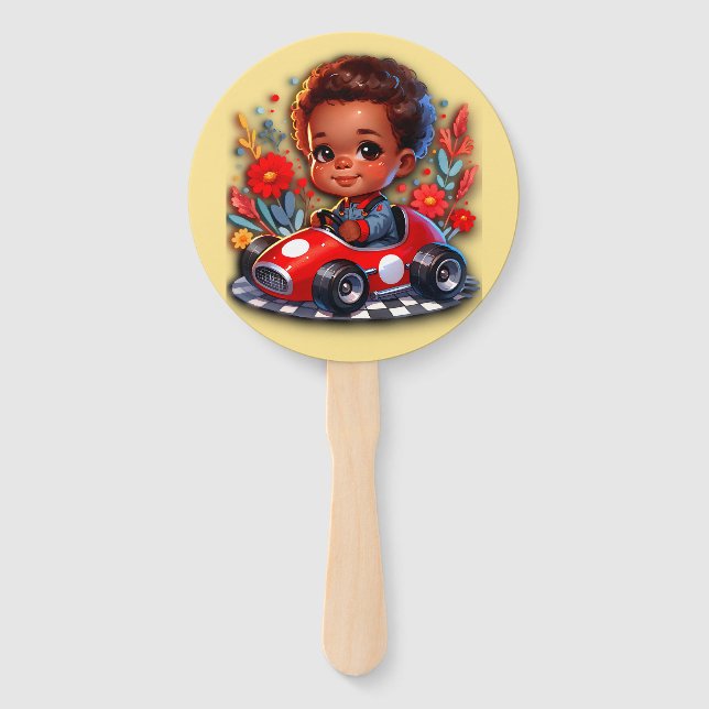 I'm Ready To Race Hand Fan (Front)