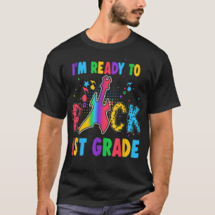 Im Ready To Rock 1st Grade Guitar Back To School 1 T-Shirt