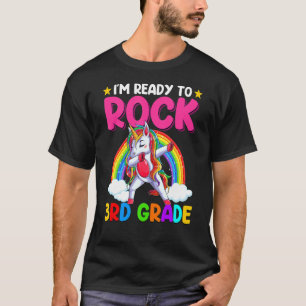I'm Ready To Rock 3rd Grade Unicorn Back To School T-Shirt