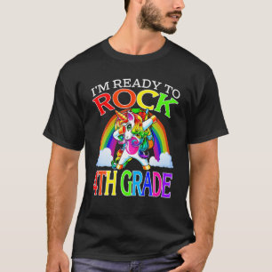 I'm Ready To Rock 4Th Grade Unicorn Back To School T-Shirt