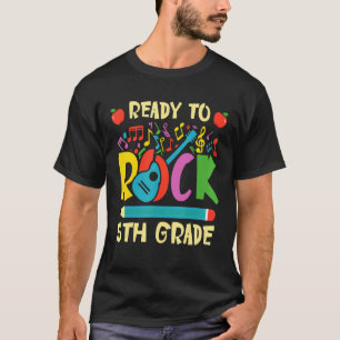 I'm Ready To Rock 5th Grade Guitar Back To School T-Shirt