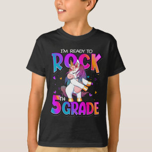 I'm Ready To Rock 5th Grade Unicorn Ck To School G T-Shirt