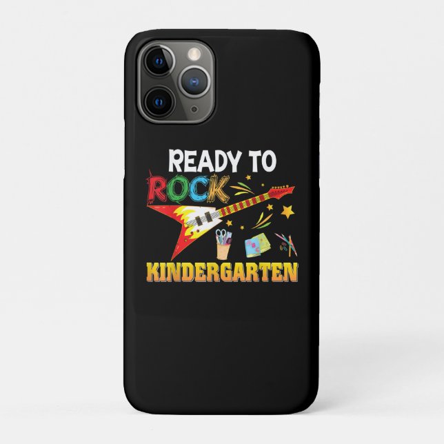 I'm Ready To Rock Kindergarten Back To School Case-Mate iPhone Case (Back)