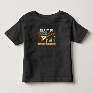 I'm Ready To Rock Kindergarten Back To School Toddler T-Shirt