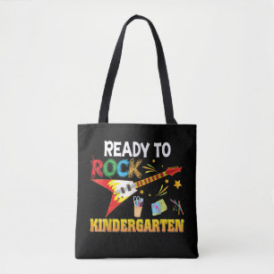I'm Ready To Rock Kindergarten Back To School Tote Bag
