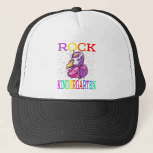 I'm Ready To Rock Kindergarten Back To School Trucker Hat