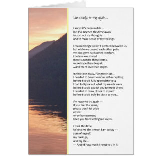 I'm Ready to Try Again...Relationships