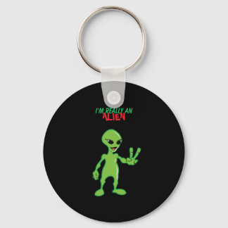 I'm really an Alien Key Ring