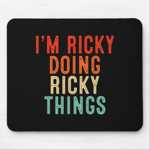 I'm Ricky Doing Ricky Things Funny Gifts Christmas Mouse Mat