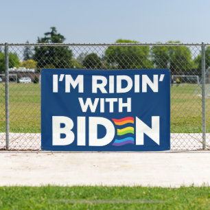 I'm Ridin With Biden 2024 LGBTQ Banner