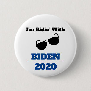 I'm Ridin' with Biden in 2020 6 Cm Round Badge