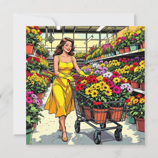 I'm Rooting for these Plants | Gardening Pun Card (Front)