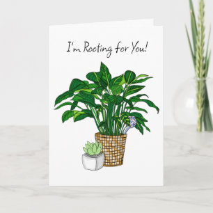 I'm Rooting for You   Encouragement   Card