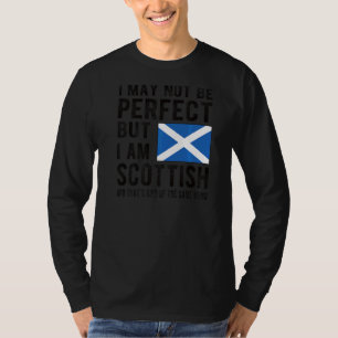 I'm Scottish Flag Scotland Heritage Scottish Roots T-Shirt