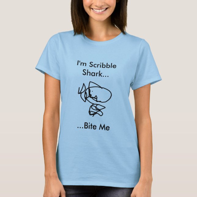 I'm Scribble Shark Tee (Front)