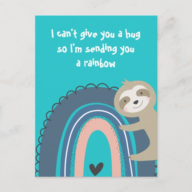 I'm Sending You A Rainbow Postcard (Front)