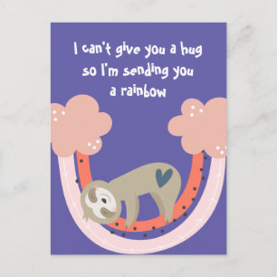 I'm Sending You A Rainbow Smile Postcard