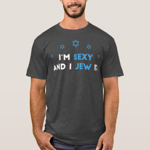 I'm sey and I Jew Judaism Saying Sukkot Hanukkah J T-Shirt