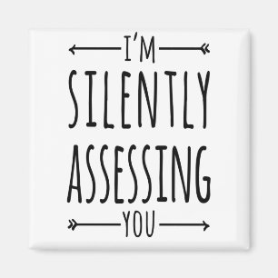 I'm Silently Assessing You Magnet