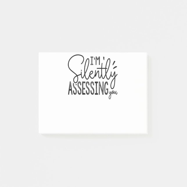 I'm Silently Assessing You Post-it Notes (Front)
