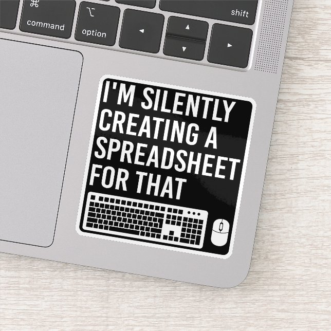 I'm Silently Creating A Spreadsheet Actuary Funny (Detail)