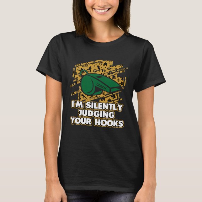 Im Silently Judging Your Hooks Boxing Coach  Boxer T-Shirt (Front)