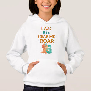 I'm Six Hear Me Roar Personalised T-Rex Birthday,