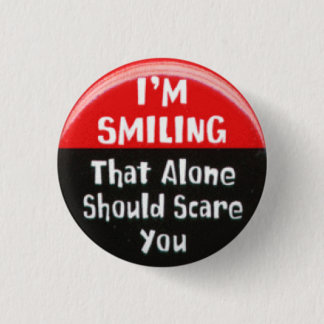 I'm Smiling 3 Cm Round Badge