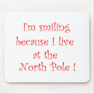 I'm smiling because...-mousepad mouse mat