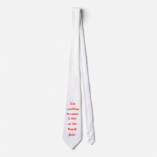 I'm smiling because-tie tie