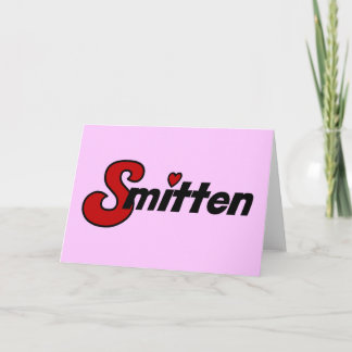 I'm Smitten - Valentines Day Message Holiday Card