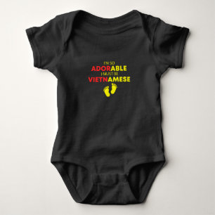 I'm so adorable I must be Spanish  Funny Spanish Baby Bodysuit