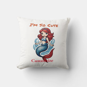I'm So Cute Mermaid Thunder_Cove  Cushion