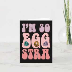 I'm So Egg-stra Cute Bunny Egg Hunt Retro Groovy E Card