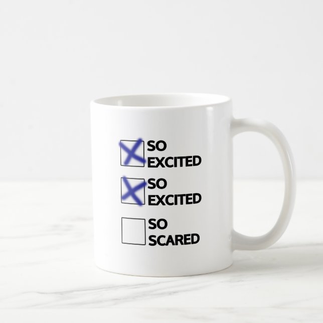 I'm so excited, I'm so excited Coffee Mug (Right)