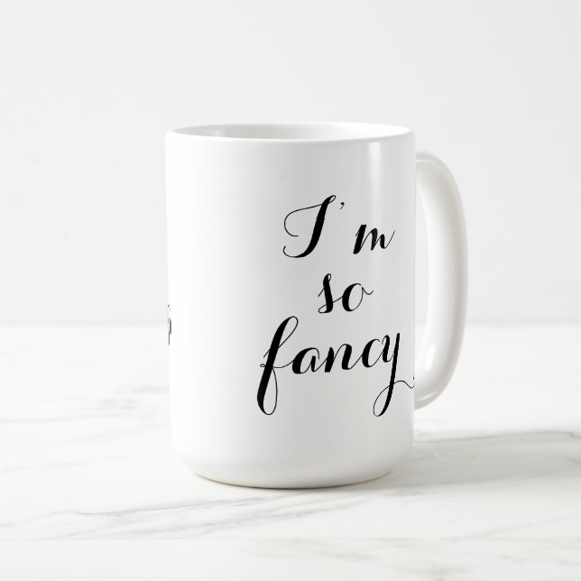 I'm So Fancy Chandelier Mug with Swag (Front Right)