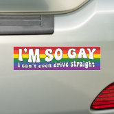 Funny 'Sorry Girls, I'm Gay' Vinyl Decal – Glossy, Outdoor Durable, Made In USA