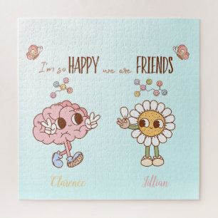 I'm So Happy We Are Friends Personalised Jigsaw Puzzle