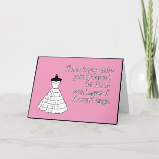 I'm So Happy You're Getting Married Card
