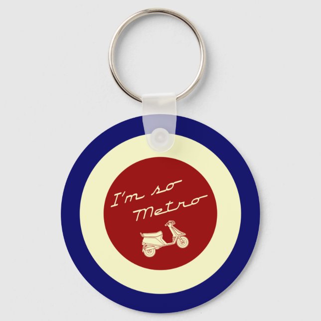 I'm So Metro Keychain (Front)