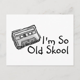 Im So Old Skool Postcard