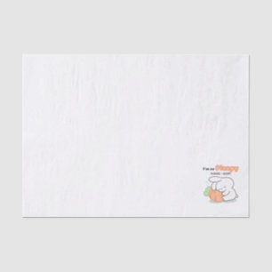 I'm so Pleepy: Bunny Hugging Carrot Pillow Tissue Paper